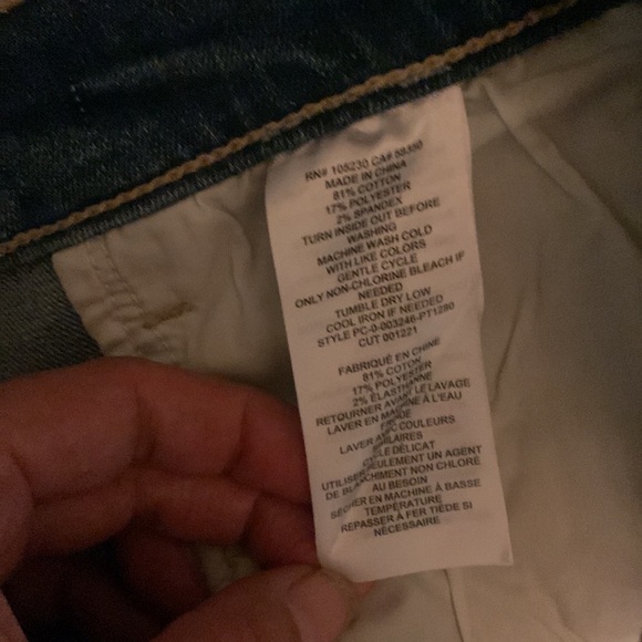 New Current/Elliott - The Stiletto Jean In 2 Year Destroy Stretch Indigo - Picture 7 of 11